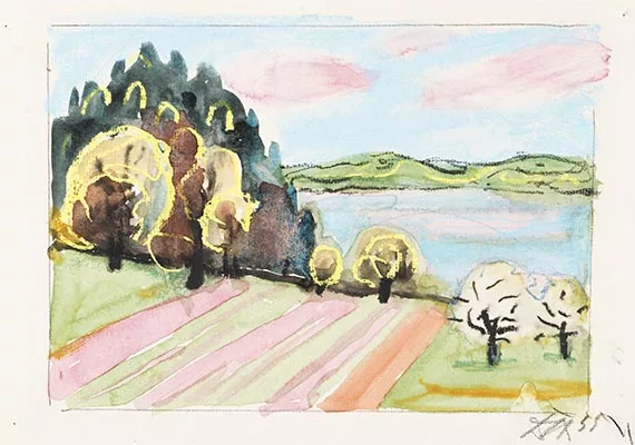 Otto Dix — Bodensee - Ackerland