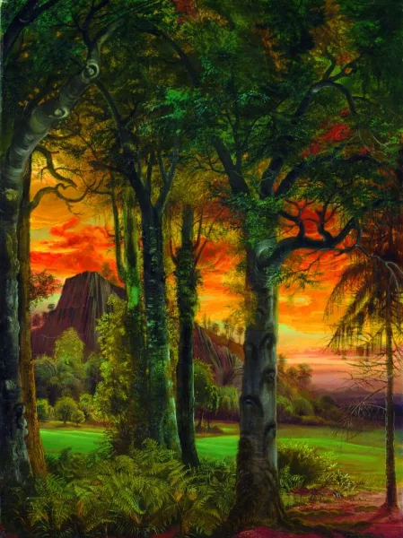 Otto Dix — Wald am Abend