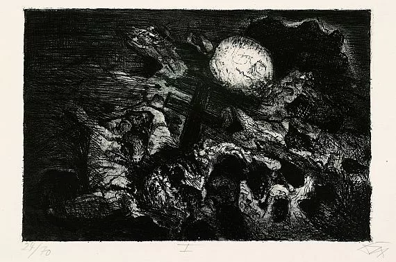 Otto Dix — Soldatengrab zwischen den Linien