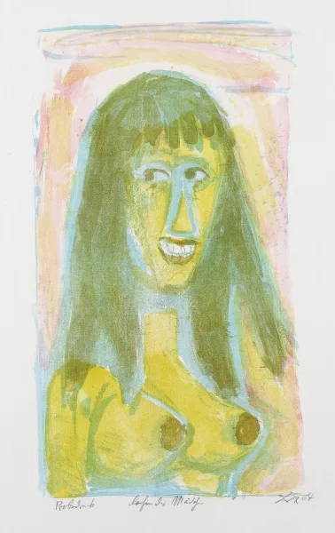 Otto Dix — Lachendes Mädchen