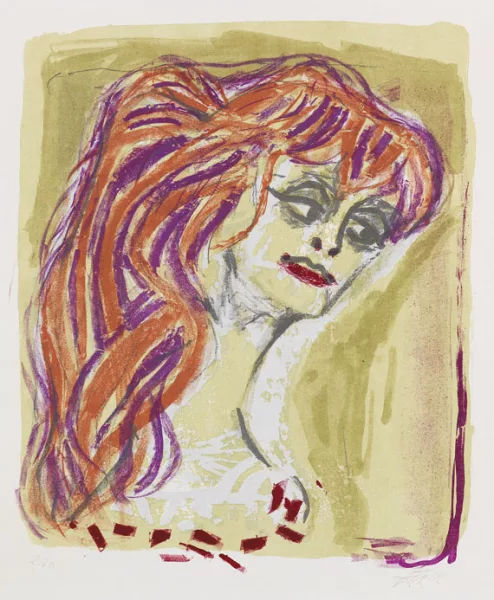 Otto Dix — Rothaariges Mädchen