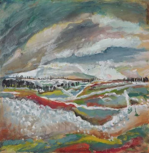 Otto Dix — Gräben vor Reims I