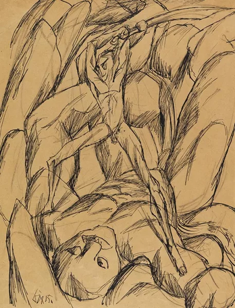 Otto Dix — David und Goliath