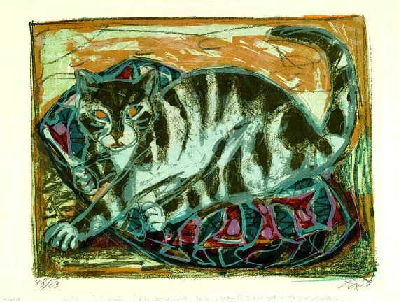 Otto Dix — Katze