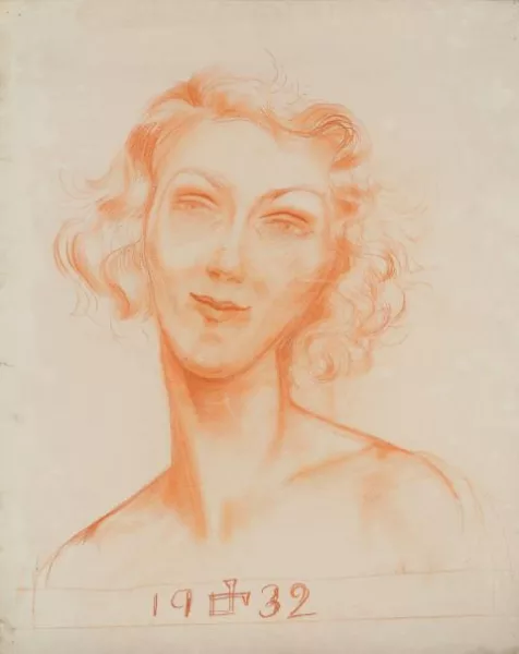 Otto Dix — Mädchenkopf