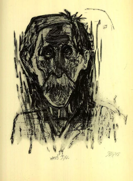 Otto Dix — Physiognomien 1950