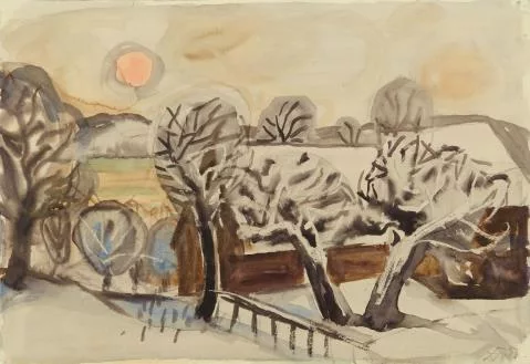 Otto Dix — Winter auf der Höri