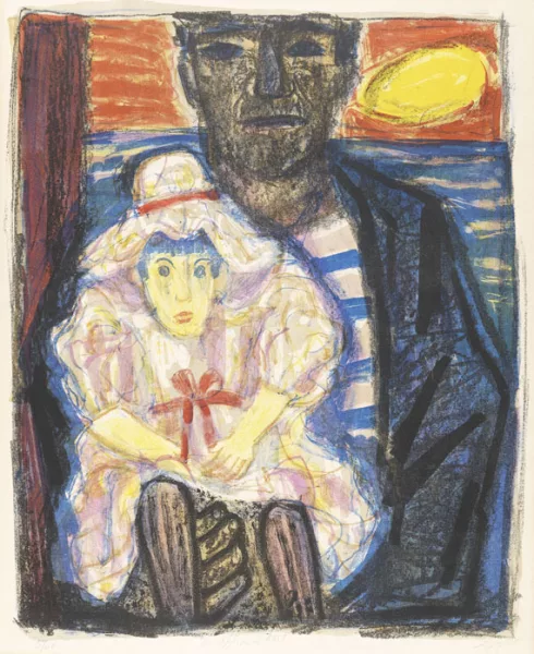 Otto Dix — Der Fischer und das Kind