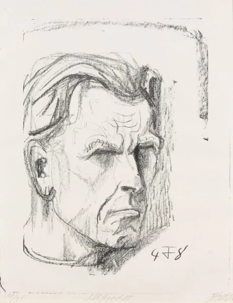 Otto Dix — Selbstbildnis VII