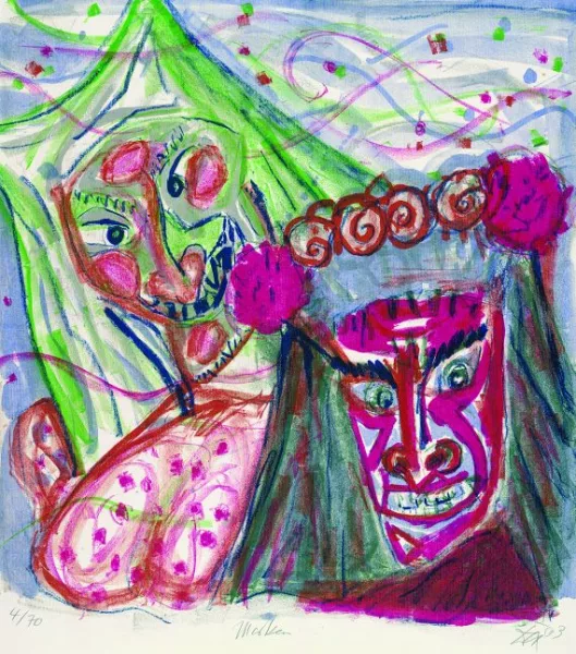 Otto Dix — Alemannische Masken