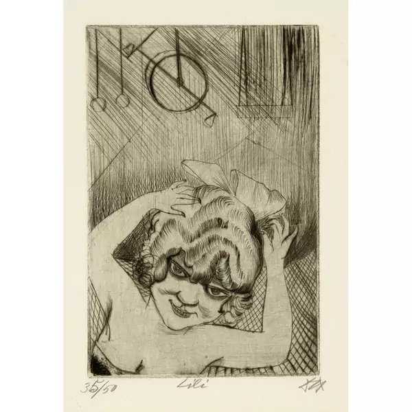 Otto Dix — Lili, die Königin der Luft — Galerie Kornfeld