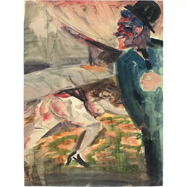 Otto Dix — Scene I (Mord/Lustmord) — Galerie Kornfeld