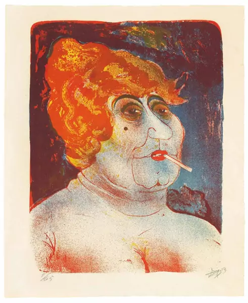Otto Dix — Die Kupplerin — Galerie Kornfeld