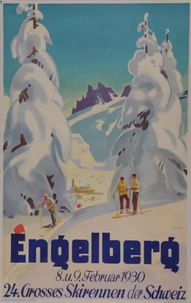 Otto Ernst — Engelberg - 24. Grosses Skirennen der Schweiz, 1930