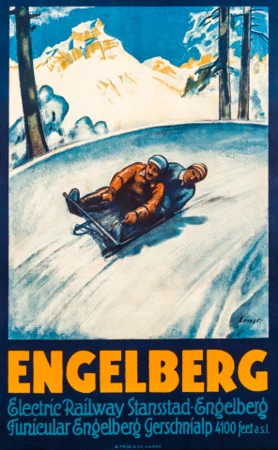Plakat Engelberg, um 1925