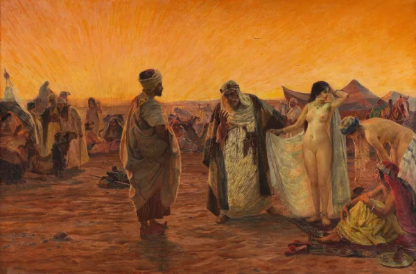 Otto Franz Pilny — Le marché aux esclaves