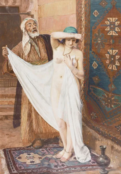 Otto Franz Pilny — Orientalische Strassenszene.