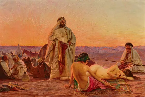 OTTO PILNY — Rast in der Wüste. 1925. — Koller Auktionen