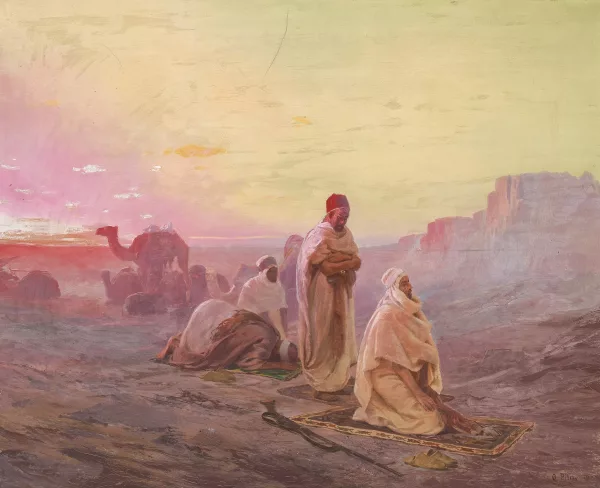 Otto Franz Pilny — Das Gebet in der Wüste, 1919