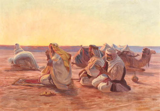 Otto Franz Pilny — Das Gebet in der Wüste