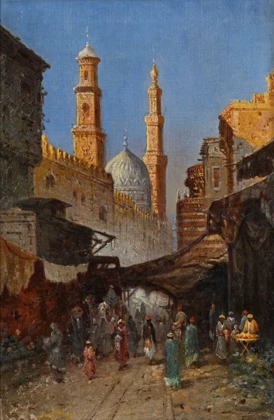 Otto Franz Pilny — Scène de bazar,