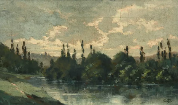 Otto Frölicher — Aarelandschaft