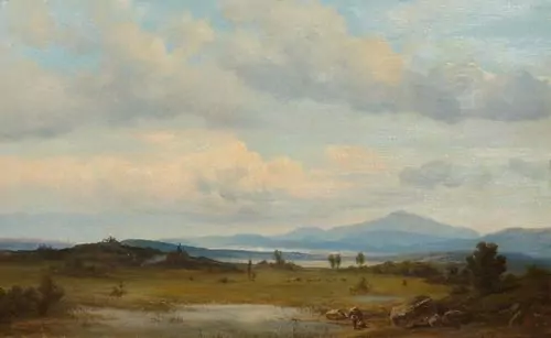 OTTO FRÖLICHER — Landschaft in der Gegend von Solothurn. — Koller Auktionen