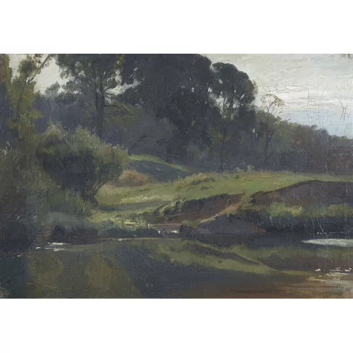 Otto Frölicher — Sommerliche Bachlandschaft.