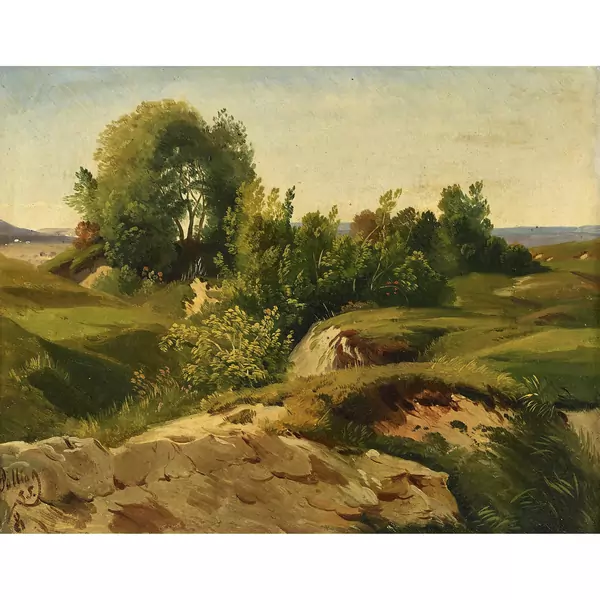 Landschaft bei Polling in Bayern