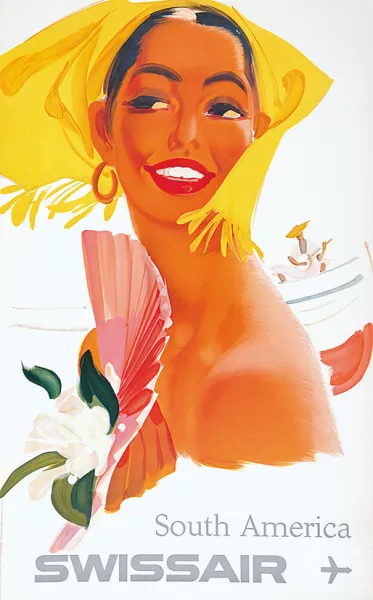 Otto Glaser — Swissair - South America, 1955