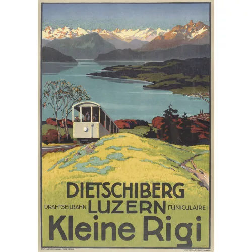 Otto Landolt — "Dietschibahn Luzern, Kleine Rigi".