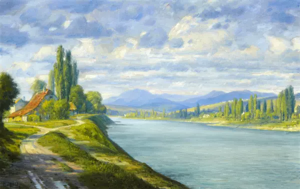 Frühling bei Hüningen