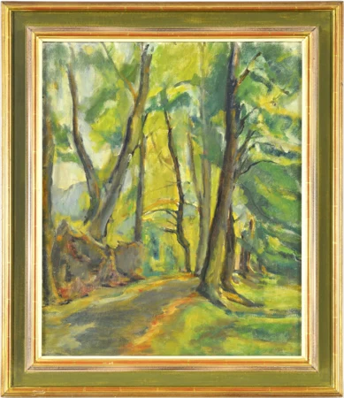 Otto Meister (1887-1969), "Weg nach Weggis", huile — Weg nach Weggis