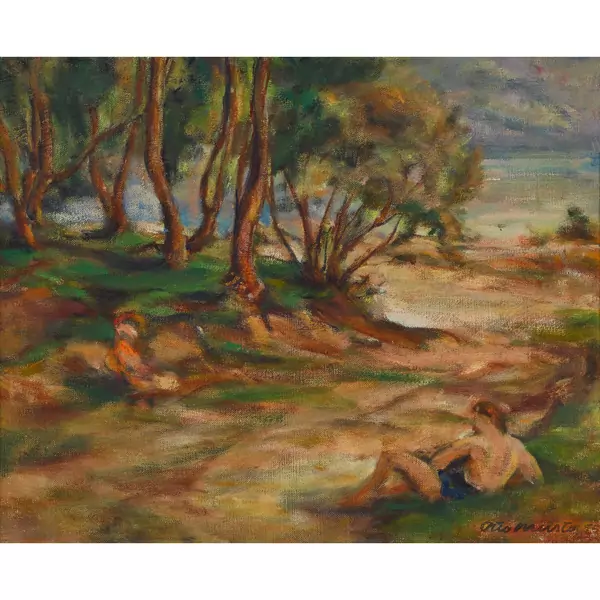 "Baumgruppe am See"