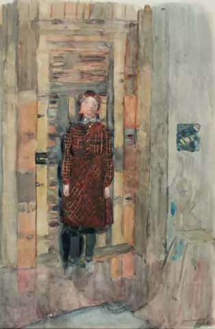 Mädchen an der Tür, 1933