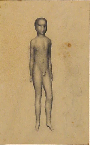 Otto Meyer-Amden — Knabenakt, modelliert, um 1923