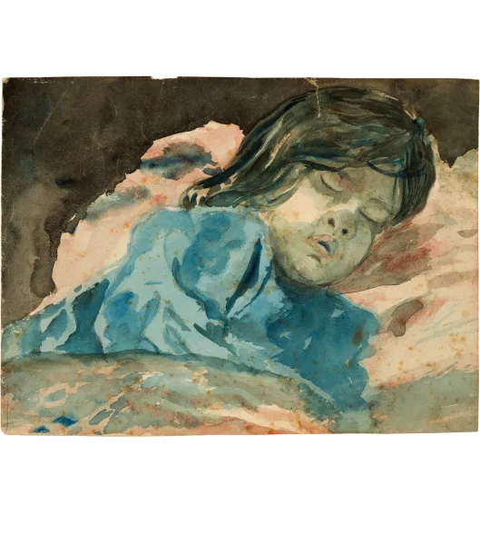 Otto Meyer-Amden — Schlafendes Mädchen