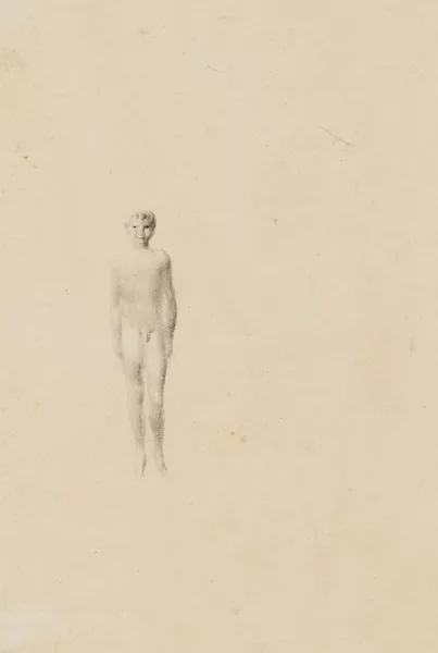 Otto Meyer-Amden — Stehender Knabenakt