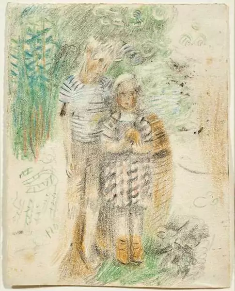 OTTO MEYER-AMDEN — Hermann Hubers Kinder, nach einem Bild Hubers. — Koller Auktionen