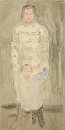 Otto Meyer-Amden — Mutter mit Knabe — Galerie Kornfeld