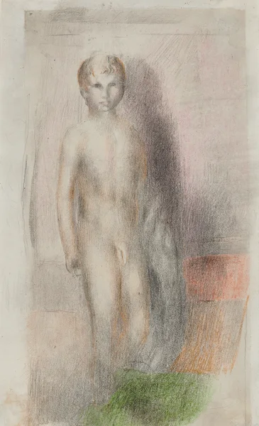 Otto Meyer-Amden — Stehender Jünglingsakt