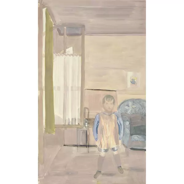 Otto Meyer-Amden — Knabe in Interieur — Galerie Kornfeld