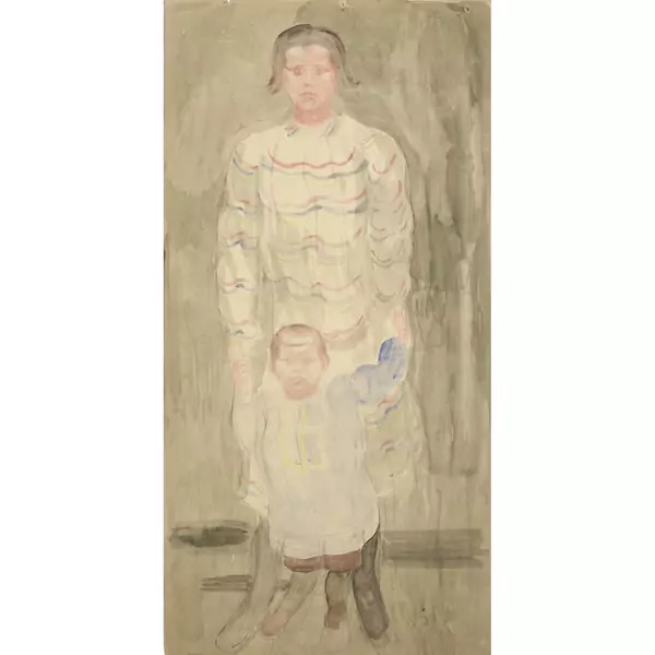 Otto Meyer-Amden — Mutter mit Knabe — Galerie Kornfeld