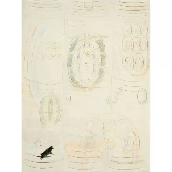 Otto Meyer-Amden — Engel Faustens Unsterbliches tragend — Galerie Kornfeld