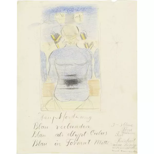 Otto Meyer-Amden — Vorbereitung (Andacht im Esssaal). Studie — Galerie Kornfeld