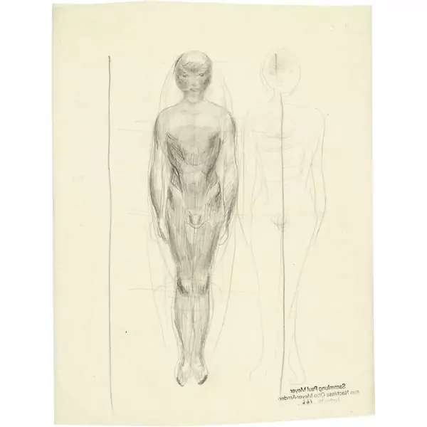 Otto Meyer-Amden — Studie zu Knabenbildnis — Galerie Kornfeld