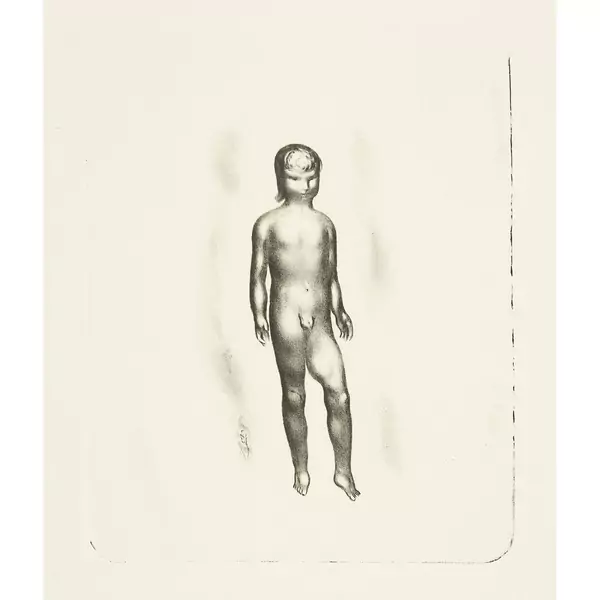 Otto Meyer-Amden — Stehender Knabenakt — Galerie Kornfeld