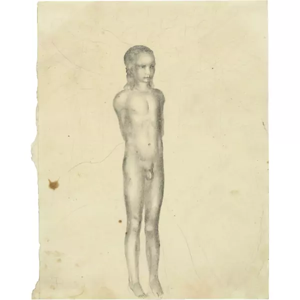 Otto Meyer-Amden — Stehender Knabe — Galerie Kornfeld