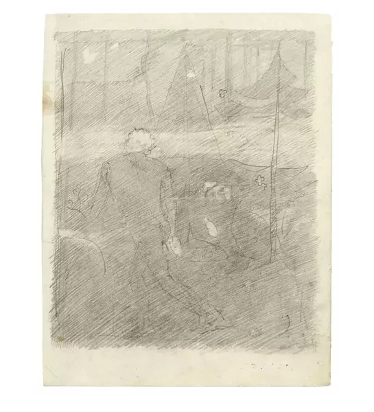 Otto Meyer-Amden — Zwei Akte im Wald — Galerie Kornfeld