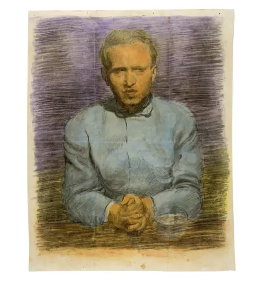 Otto Meyer-Amden — Portät eines jungen Mannes (wohl Willi Baumeister) — Galerie Kornfeld